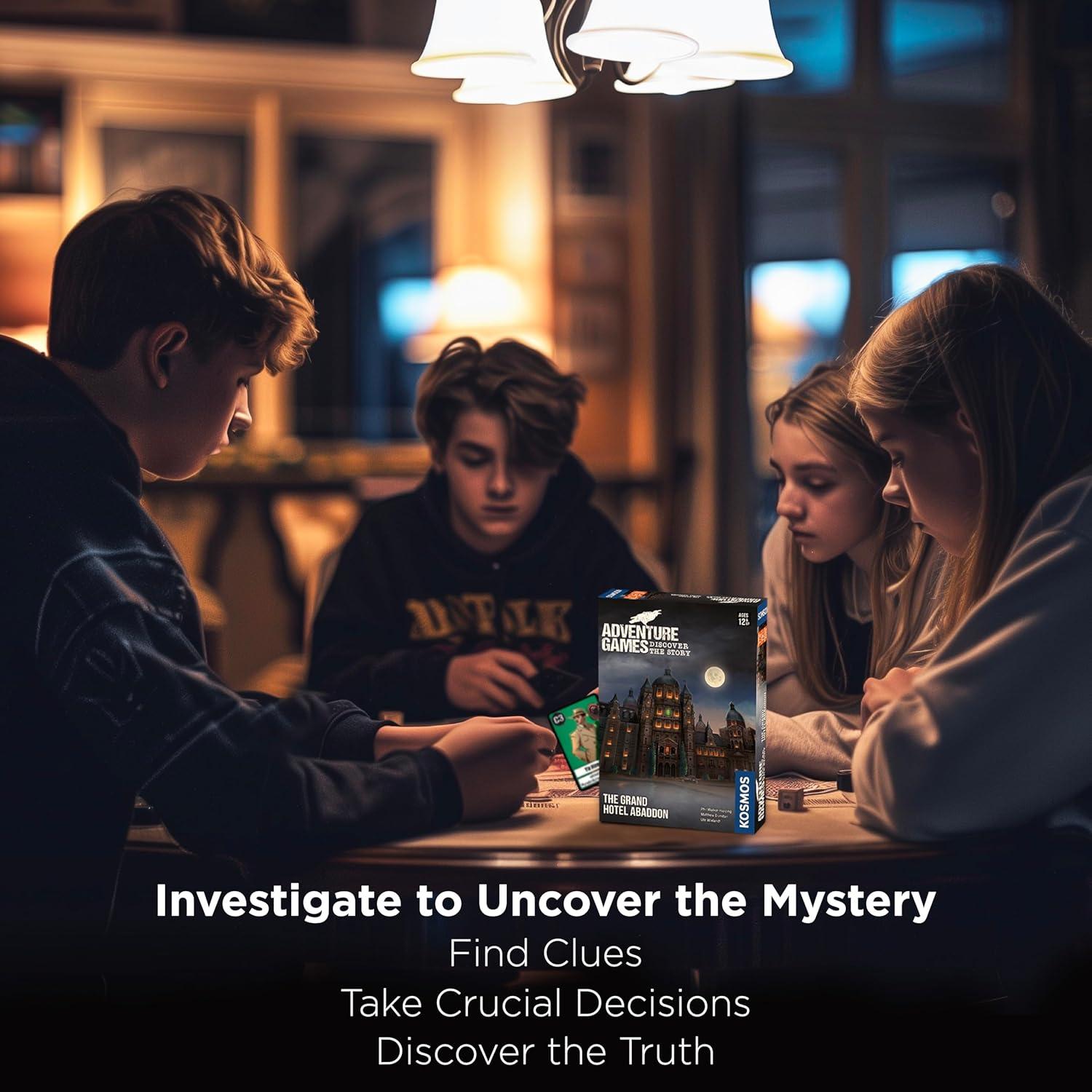 imageAdventure Games The Dungeon  A Kosmos Game from Thames ampamp Kosmos  Collaborative Replayable Storytelling Gaming Experience for 2 To 4 Players Ages 12Adventure Games Hotel Abaddon