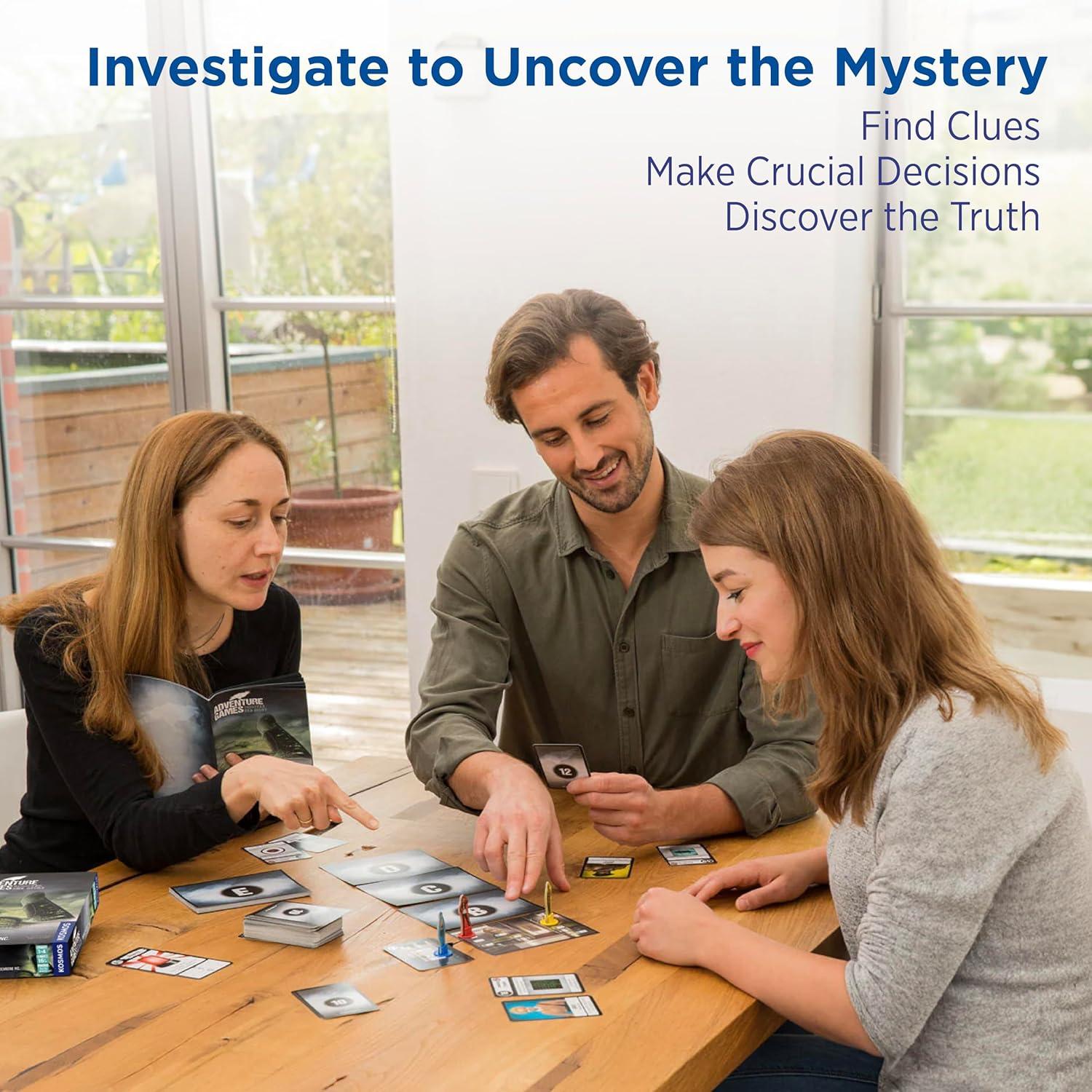 imageAdventure Games The Dungeon  A Kosmos Game from Thames ampamp Kosmos  Collaborative Replayable Storytelling Gaming Experience for 2 To 4 Players Ages 12Adventure Games Monochrome