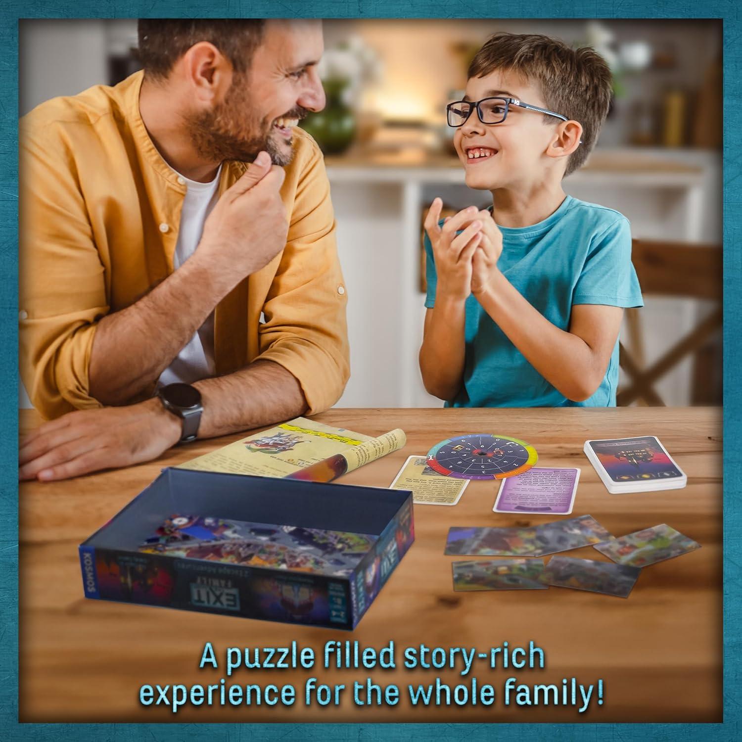 imageEXIT The Game  Family  2 Escape Adventures atHome Escape Room CoOperative Game Family Activity Brainteasers 24 Players