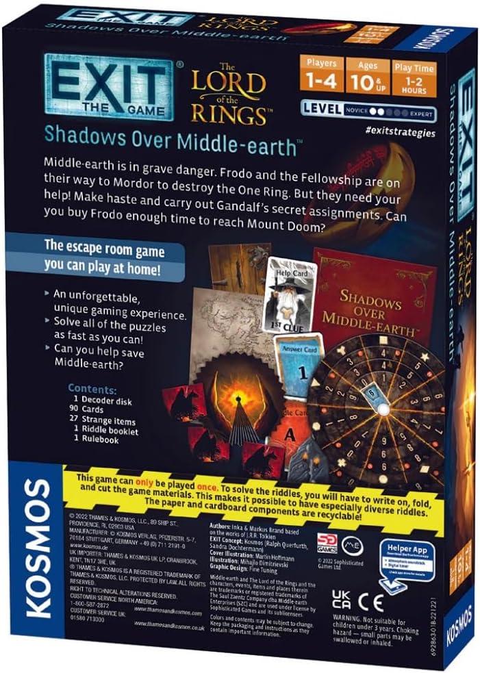 imageEXIT The Game  The Lord of The Rings  Shadows Over MiddleEarth