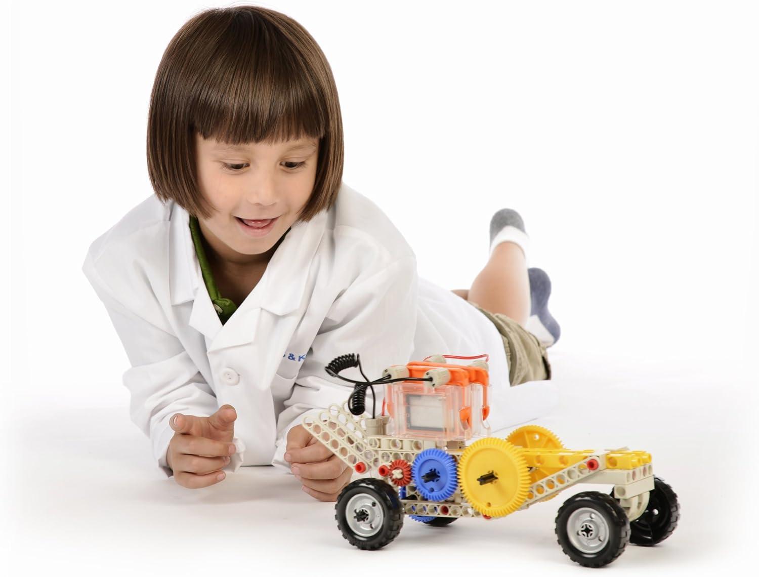 imageThames ampamp Kosmos Batteries ampamp Energy STEM Experiment Kit Engineer EcoBattery Vehicles Build 22 Models Experiment with Clean Safe Batteries to Explore Energy Transfer ampamp Conversion Ages 10