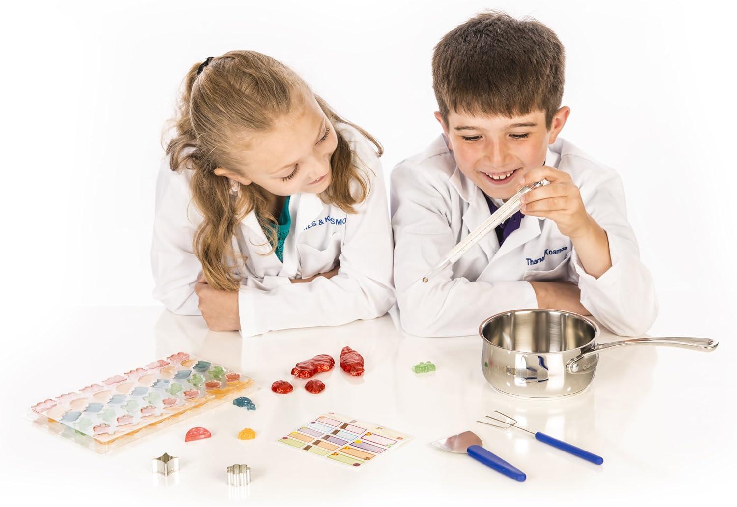 imageThames ampamp Kosmos Candy Chemistry  Science Kit  Rock Candy Chocolates Gummy Bears Wintergreen Candies  48 Page FullColor Manual  Ages 10  Learn Chemistry Have Fun  Cooking Science