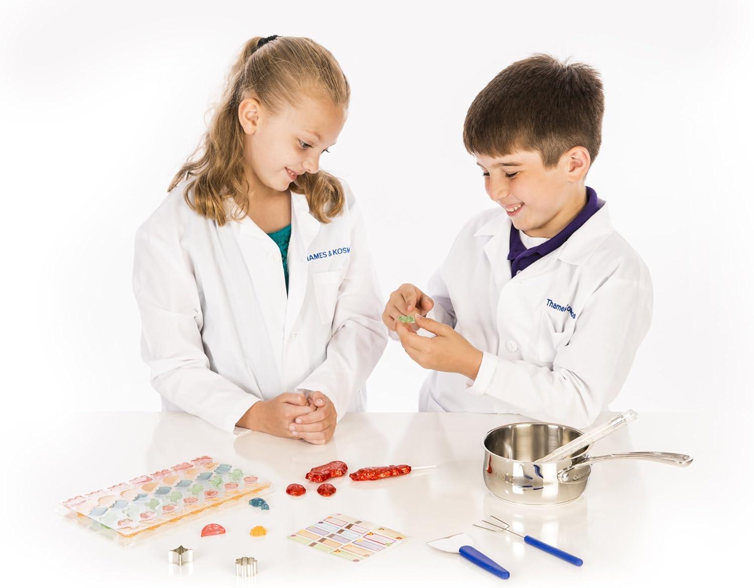 imageThames ampamp Kosmos Candy Chemistry  Science Kit  Rock Candy Chocolates Gummy Bears Wintergreen Candies  48 Page FullColor Manual  Ages 10  Learn Chemistry Have Fun  Cooking Science
