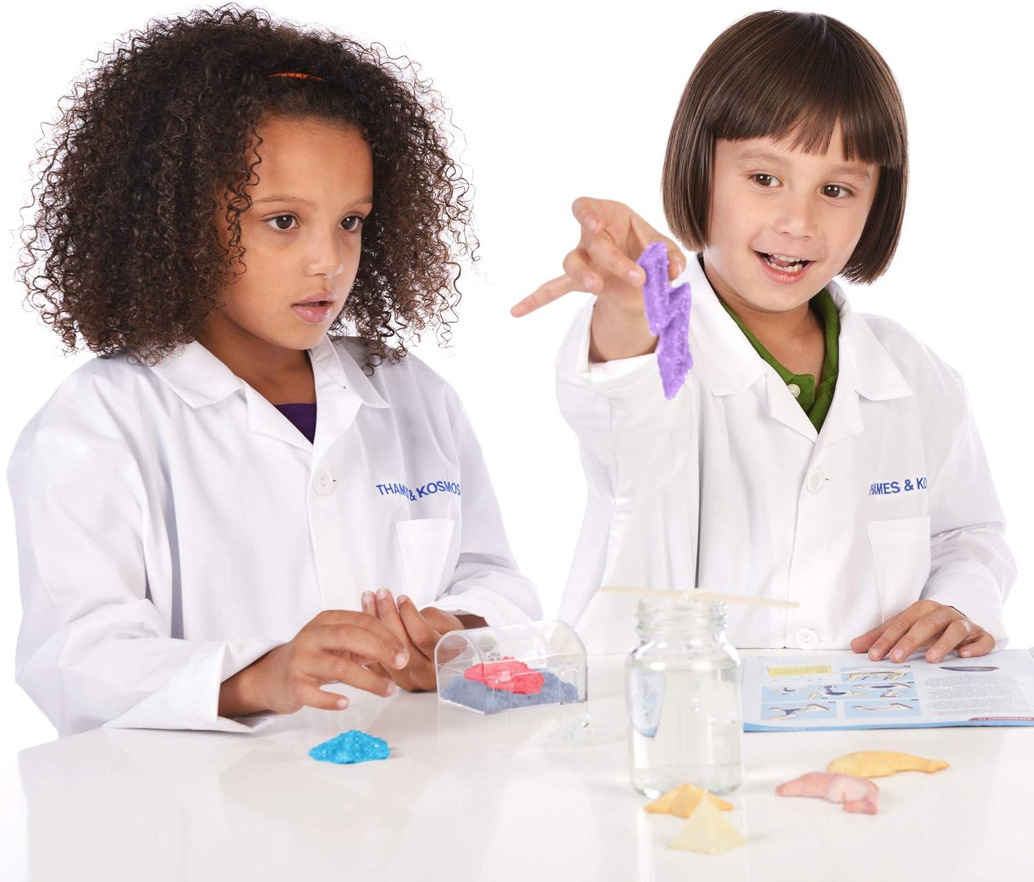 imageThames ampamp Kosmos Crystal Growing  STEM Experiment Kit  Grow Dozens of Dazzling Colorful Crystals  Learn about Crystallization ampamp Conduct Classic Science Experiments  Make Crystal Geodes  Ages 10Crystal Growing Original