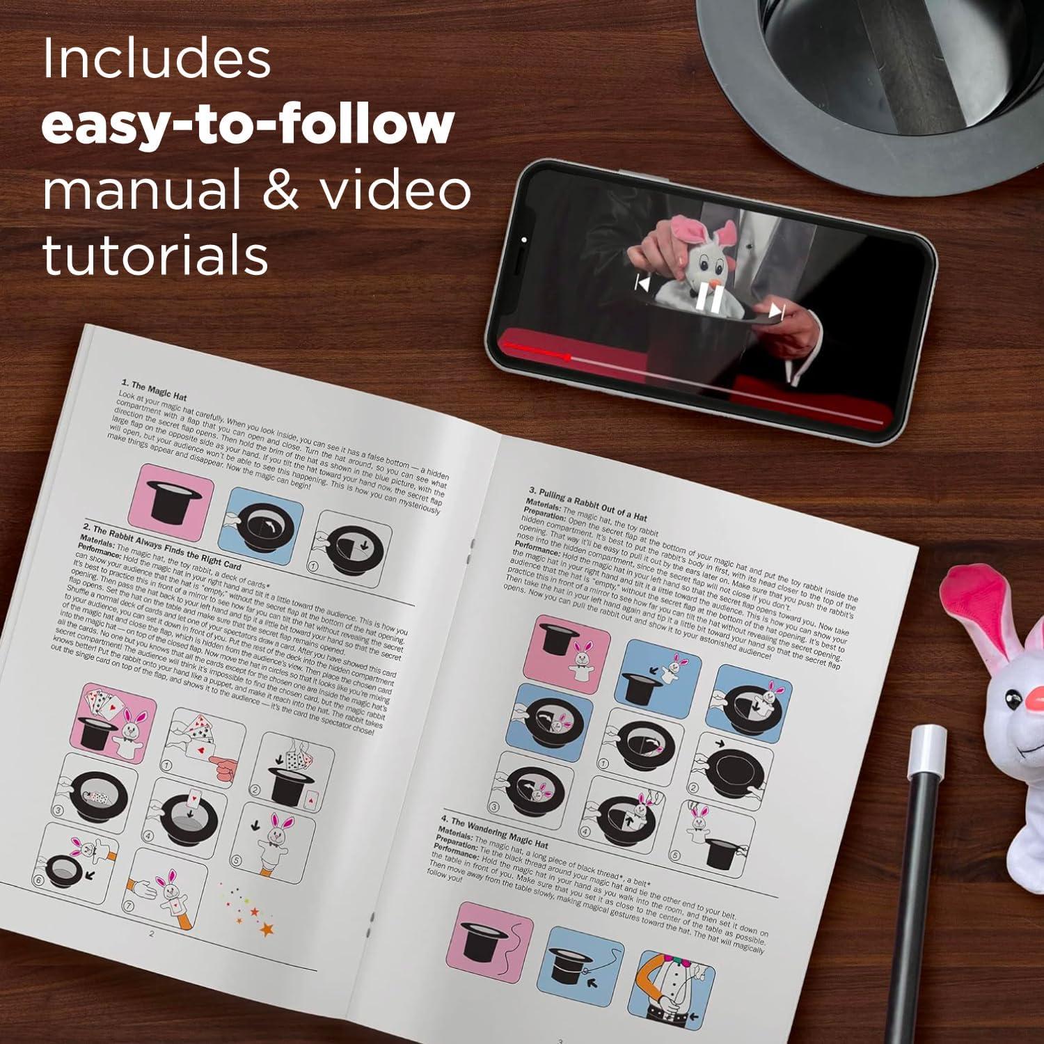 imageThames ampamp Kosmos Magic Hat with 35 Tricks  24Page Illustrated Instruction in Full Color  for Magicians Ages 6