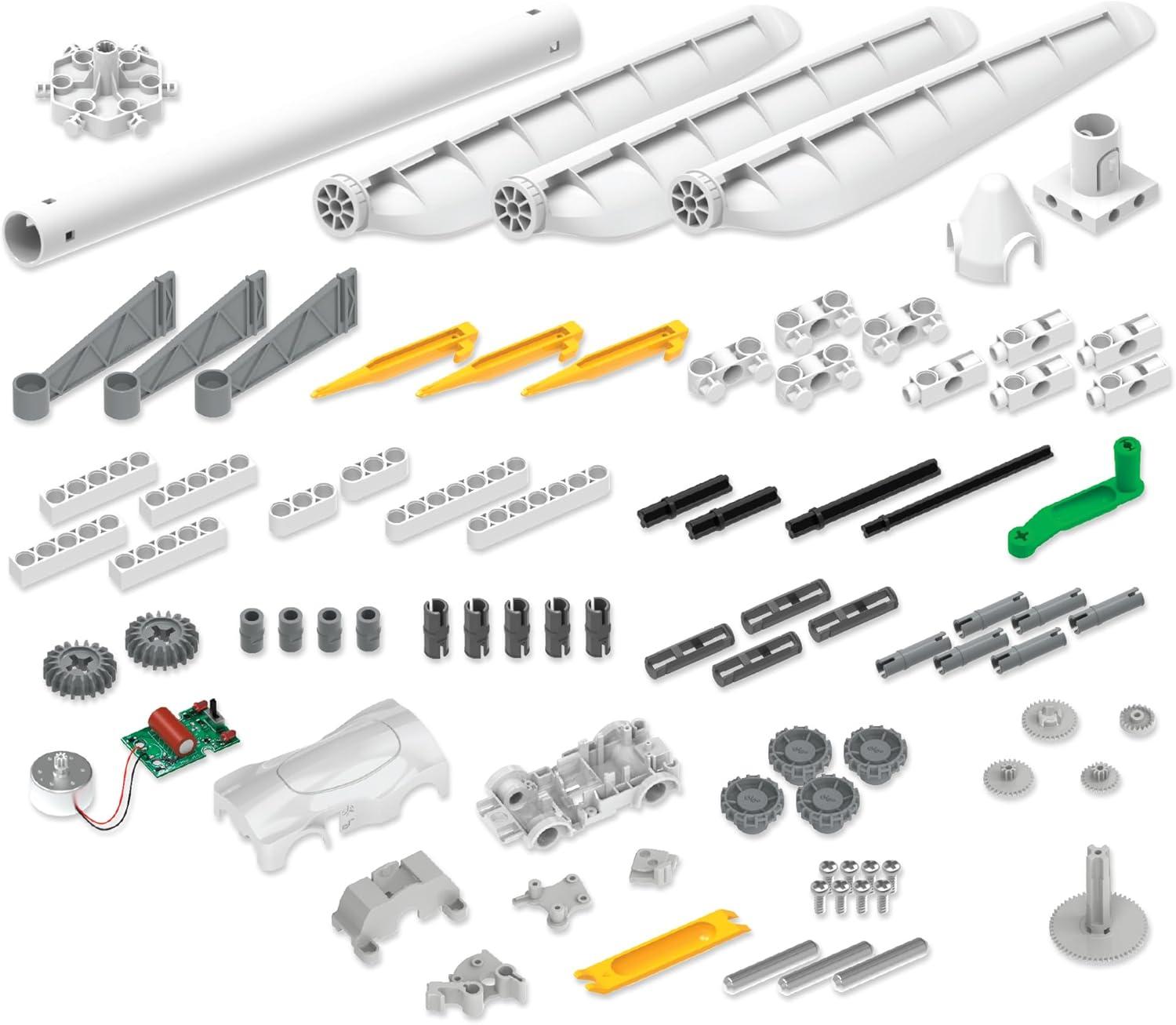 imageThames ampamp Kosmos Wind Power V50 STEM Experiment Kit Build a 3ftTall Model Wind Turbine ampamp Explore Clean Renewable Energy Optimized for Use Outdoors ampamp Indoors Experiments ampamp Discovery for Ages 8
