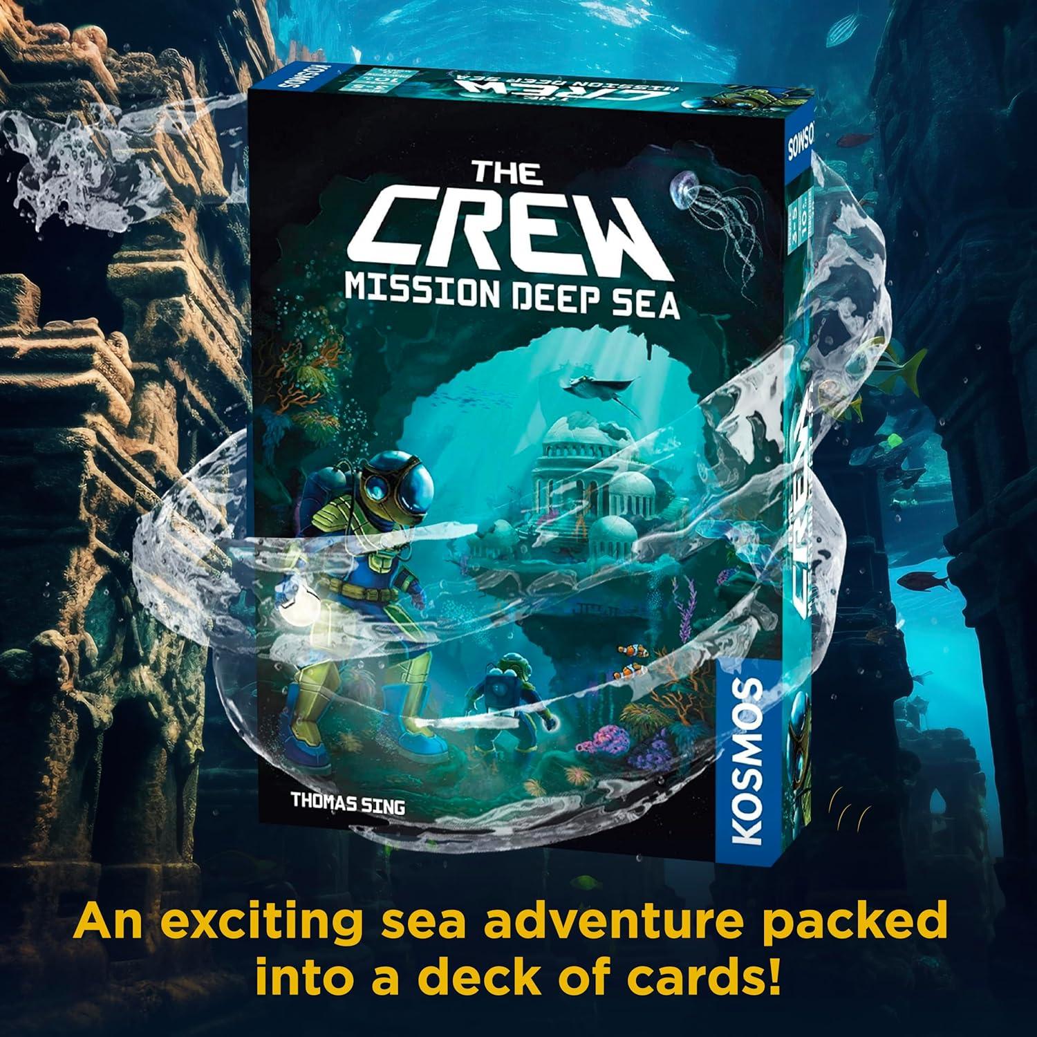 imageThe Crew  Mission Deep Sea  Card Game  Cooperative  2 to 5 Players  Ages 10  TrickTaking  32 Levels of Difficulty  Endless ReplayabilityThe Crew Mission Deep Blue Sea