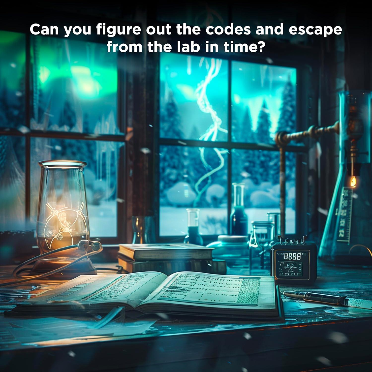 imageThe Polar Station Exit The Game A Kosmos Game FamilyFriendly CardBased atHome Escape Room Experience for 1 to 4 Players Ages 12