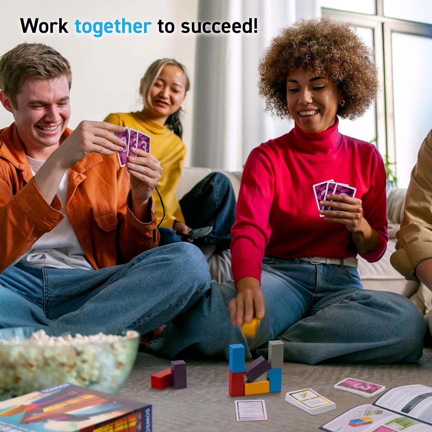 imageTowerbrix  Cooperative Building Game  Quick Family Game  Hidden Objective  Ages 10 ampamp UP  Kosmos