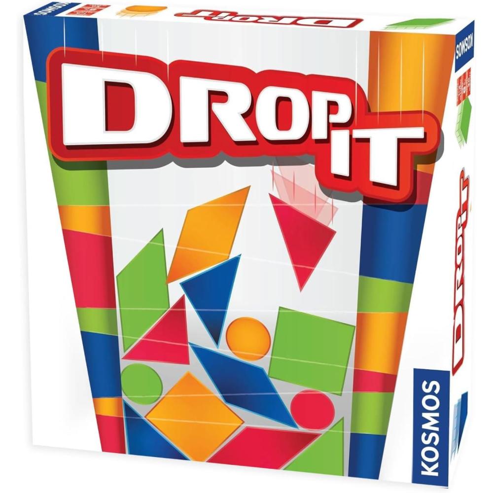 imageDrop It  A Fun Family Strategy ampamp Dexerity Game by Kosmos Games Parents Choice Silver Award Winner Play Individually or on Teams Ages 8 Fun for Kids Adults Family Game Nights