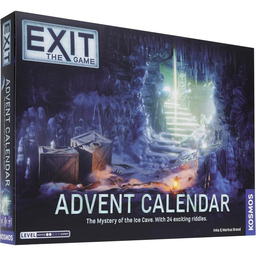 imageEXIT The Game  Advent Calendar  The Silent Storm Family Game Cooperative Game Puzzle a Day Escape RoomThe Mystery of the Ice Cave