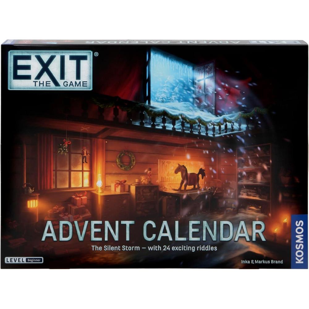 imageEXIT The Game  Advent Calendar  The Silent Storm Family Game Cooperative Game Puzzle a Day Escape RoomThe Silent Storm
