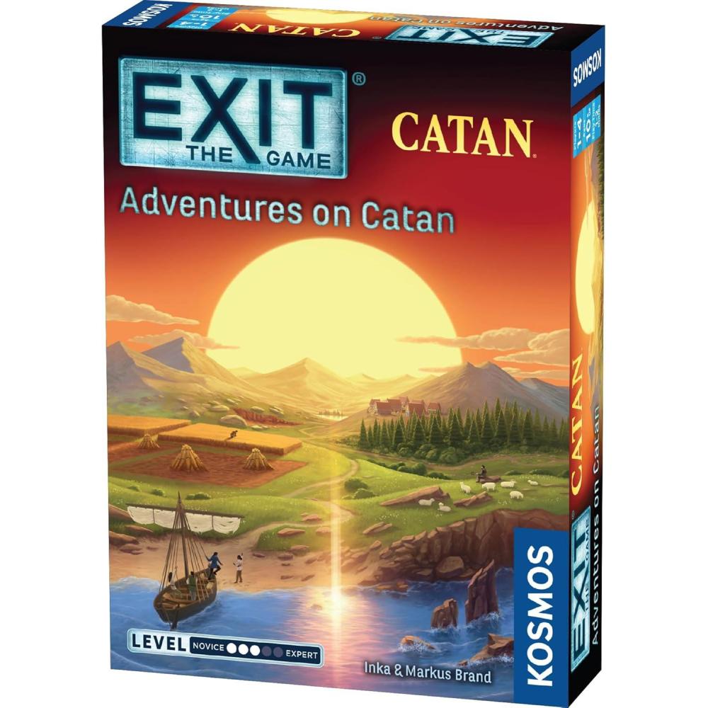 imageEXIT The Game  Adventures on Catan  Interactive Escape Room Experience Cooperative  14 Players  10  Kosmos  Game for Kids and Adults