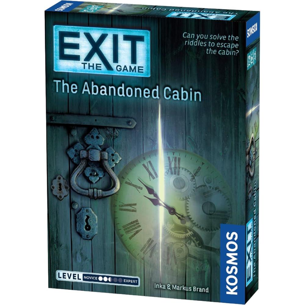 imageExit The Abandoned Cabin  Kennerspiel Des Jahres Winner CardBased Family Escape Room Game for 14 Players Ages 12 Blue