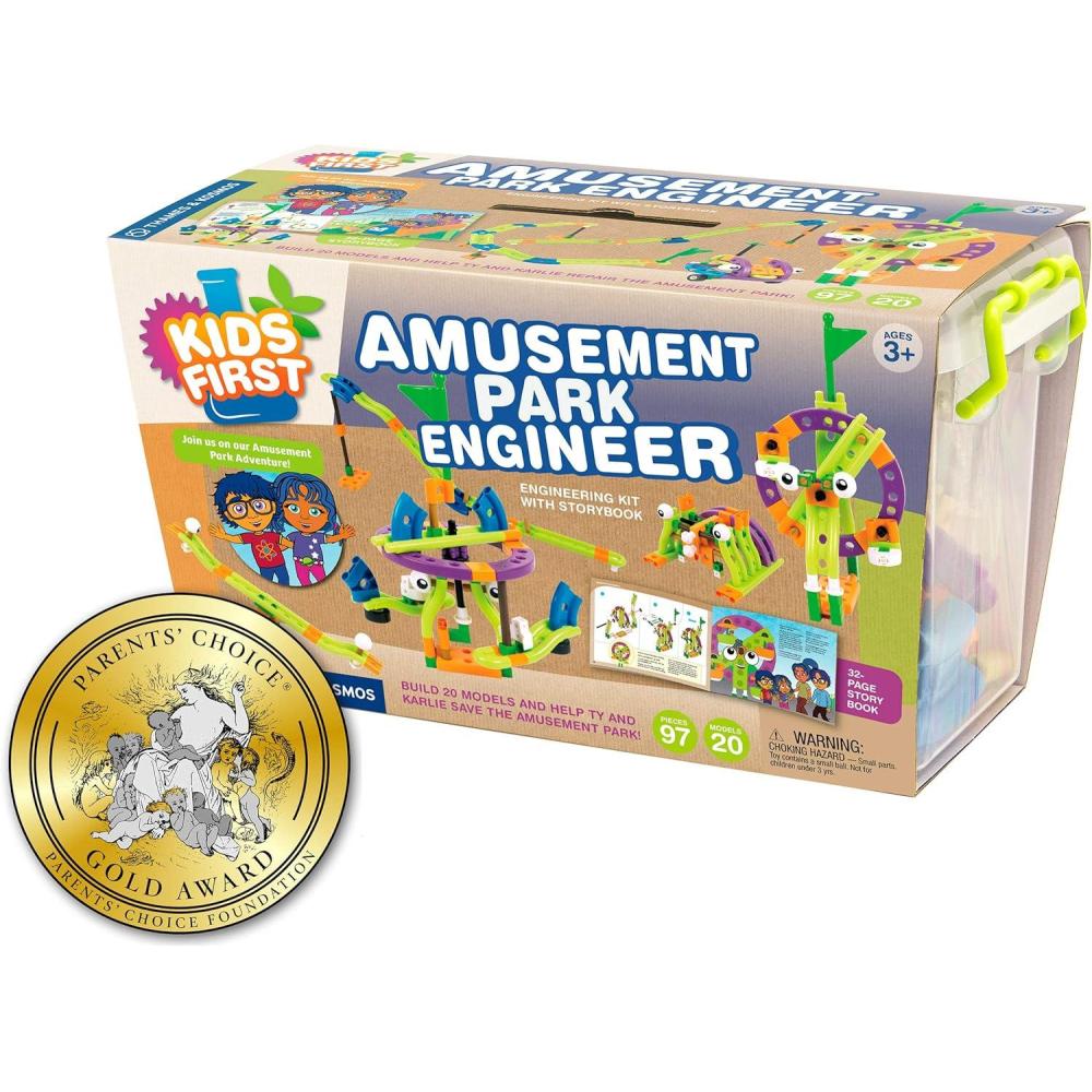 imageKids First Amusement Park Engineer  STEM Kit  Early Learning  STEM Toys  Building Kit Ages 3  Pre School Toys  Kids ScienceKids Firt Amusement Park Engineer Bin