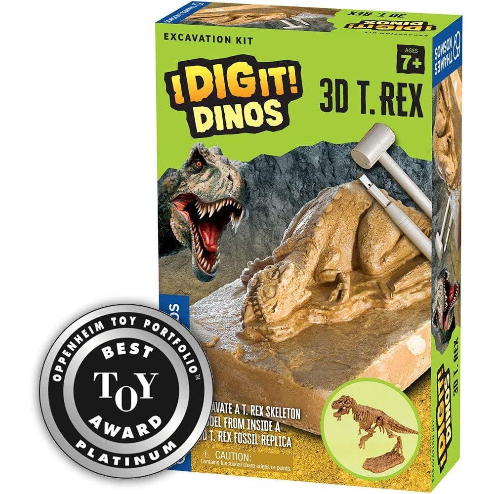 imageThames ampamp Kosmos 657550 I Dig It Dinos 3D T Rex Excavation  Science Kit  3D Tyrannosaurus Rex Dinosaur Skeleton  Paleontology  Dinosaur Toy  Oppenheim Toy Portfolio Platinum Award Winner