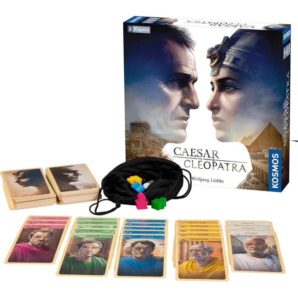 imageThames ampamp Kosmos Caesar ampamp Cleopatra Tactical TwoPlayer Game  Historical Ages 10 ampamp UP  40 Minutes