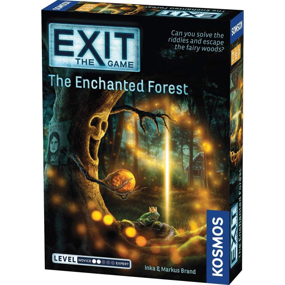 imageThames ampamp Kosmos EXIT The Enchanted Forest A Kosmos Escape Room Game in a Box Family Friendly CardBased atHome Escape Room Experience for 1 to 4 Players Ages 12  Black