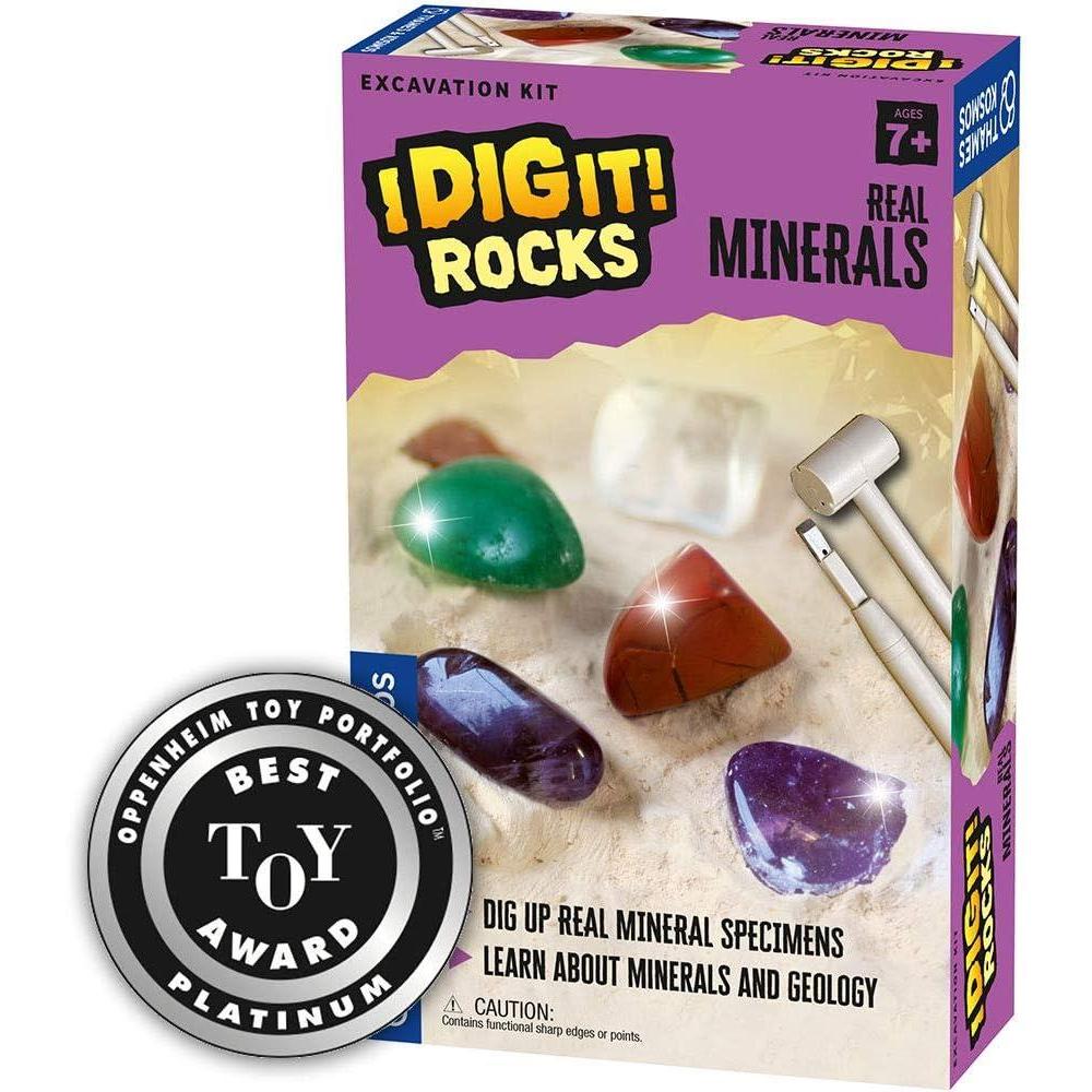 imageThames ampamp Kosmos I Dig It Rocks  Real Minerals Excavation Kit  Science Kit  Dig Up Real Mineral Specimens  Learn About Mineralogy ampamp Geology  2018 Oppenheim Toy Portfolio Platinum Award Winner
