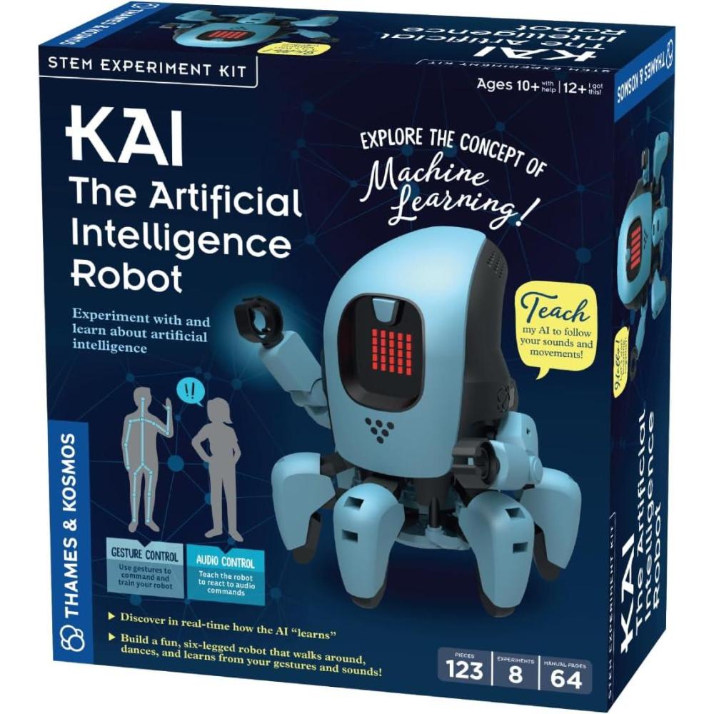 imageThames ampamp Kosmos Kai The Artificial Intelligence Robot  Explore Machine Learning  Build an Innovative Smart Robot ampamp Experiment with AI  AppEnabled for iOS ampamp Android  Intro to AI for Kids