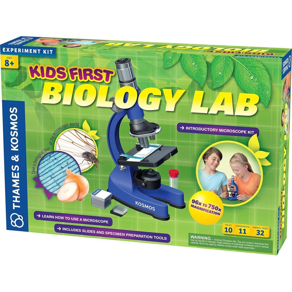 imageThames ampamp Kosmos Kids First Biology Lab Introductory Microscope KitMicroscope and Biology Lab