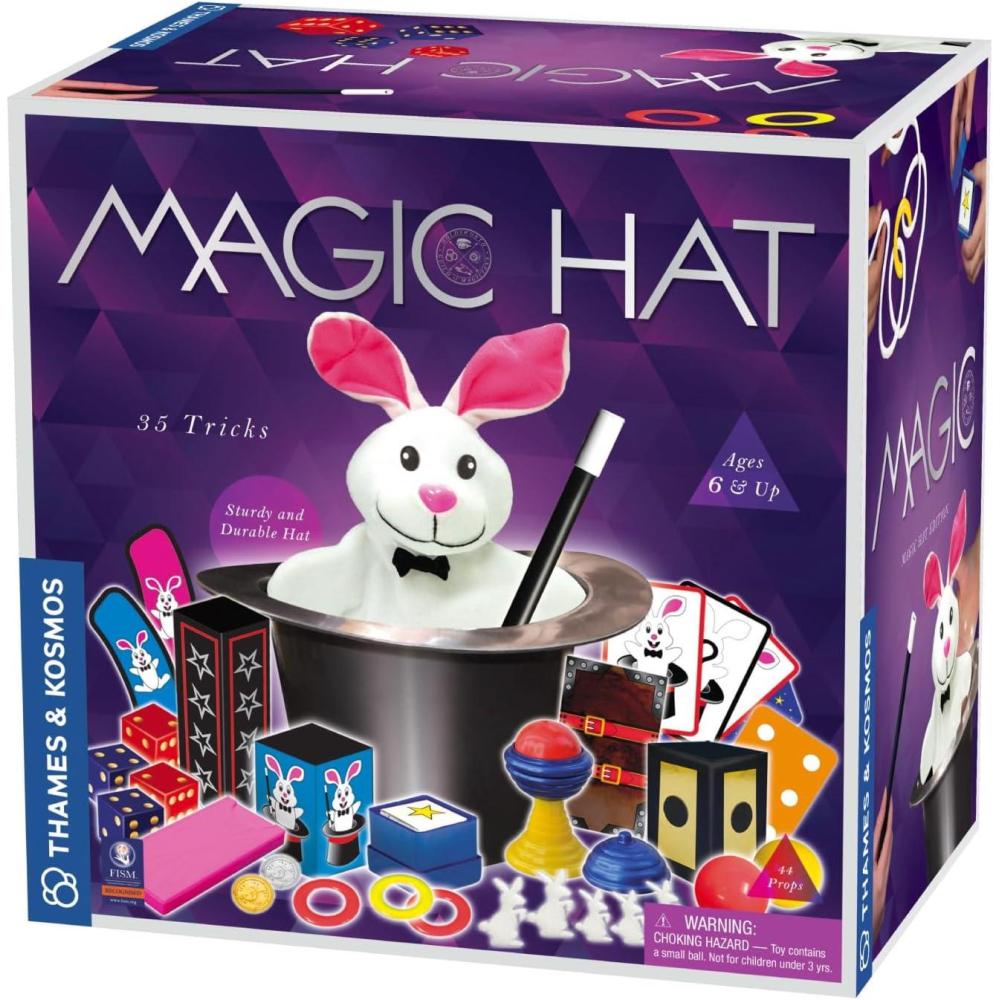 imageThames ampamp Kosmos Magic Hat with 35 Tricks  24Page Illustrated Instruction in Full Color  for Magicians Ages 6