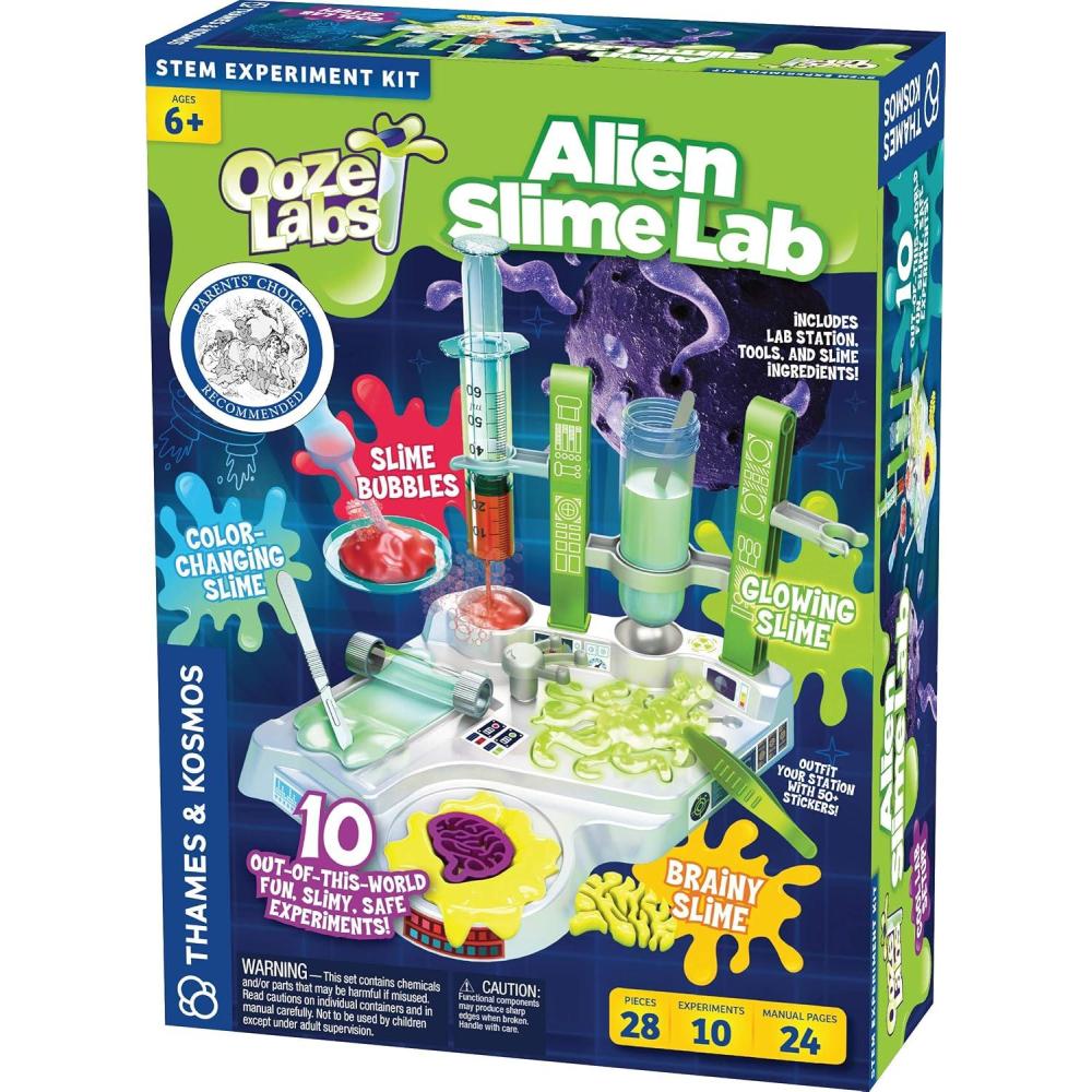 imageThames ampamp Kosmos Ooze Labs Alien Slime Lab Science Experiment Kit ampamp Lab Setup 10 Experiments with Slime  A Parents Choice Recommended Award Winner