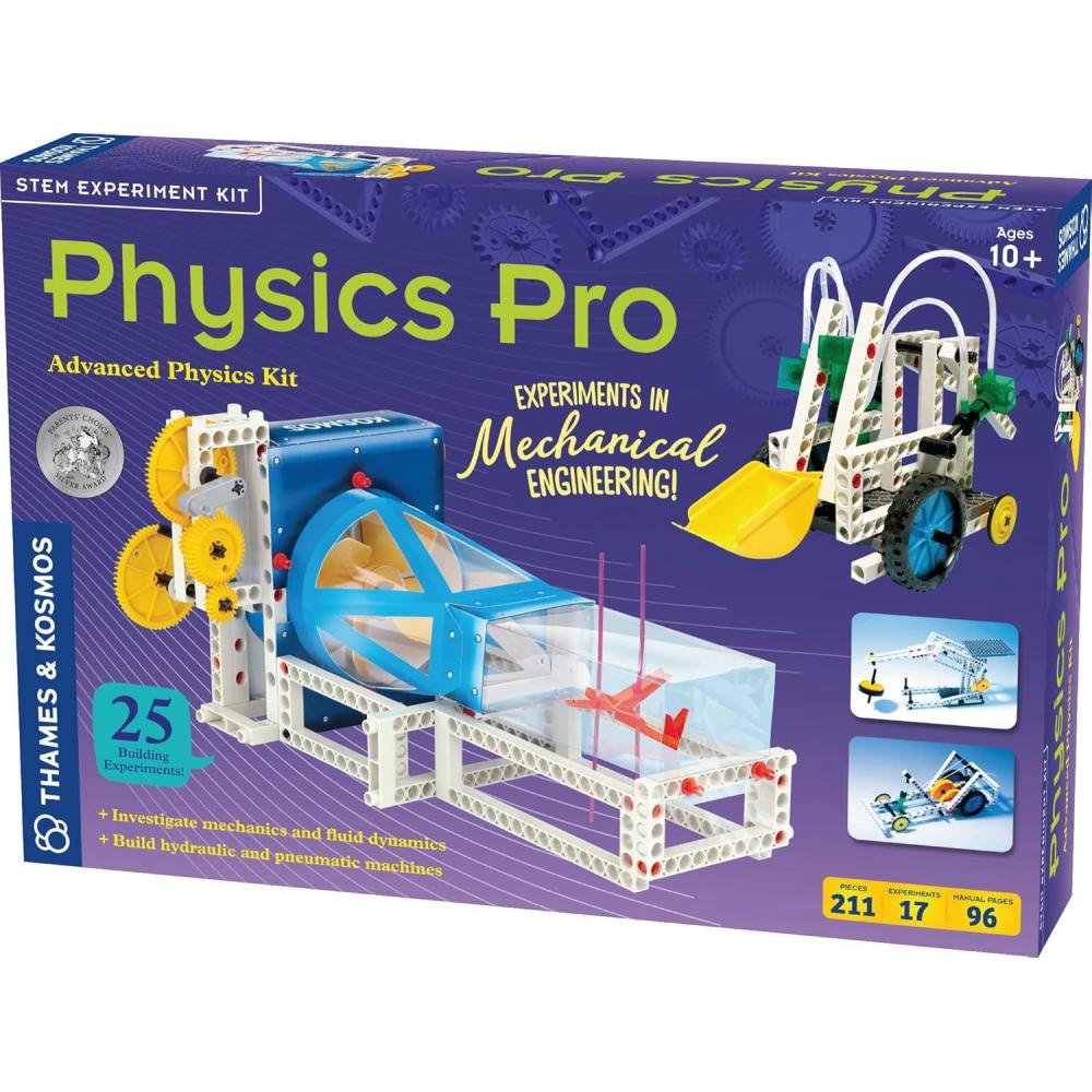 imageThames ampamp Kosmos Physics Pro V 20 Science Kit  96 Page Color Manual  31 Experiments  Advanced Physics Education Kit  Parents Choice Silver Award Winner
