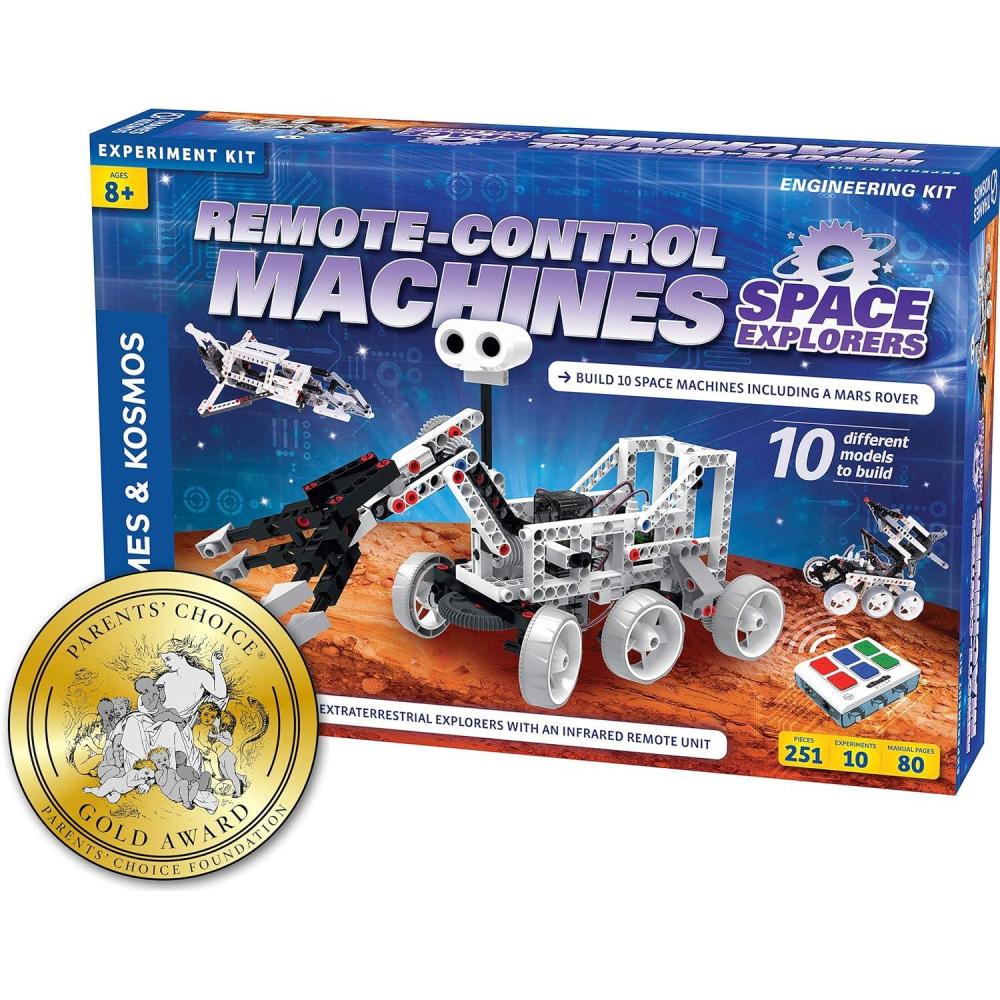 imageThames ampamp Kosmos RemoteControl Machines Space Explorers  Science ampamp Engineering Stem Experiment Kit  Build 10 Real Working Models  Parents Choice Gold Award Winner