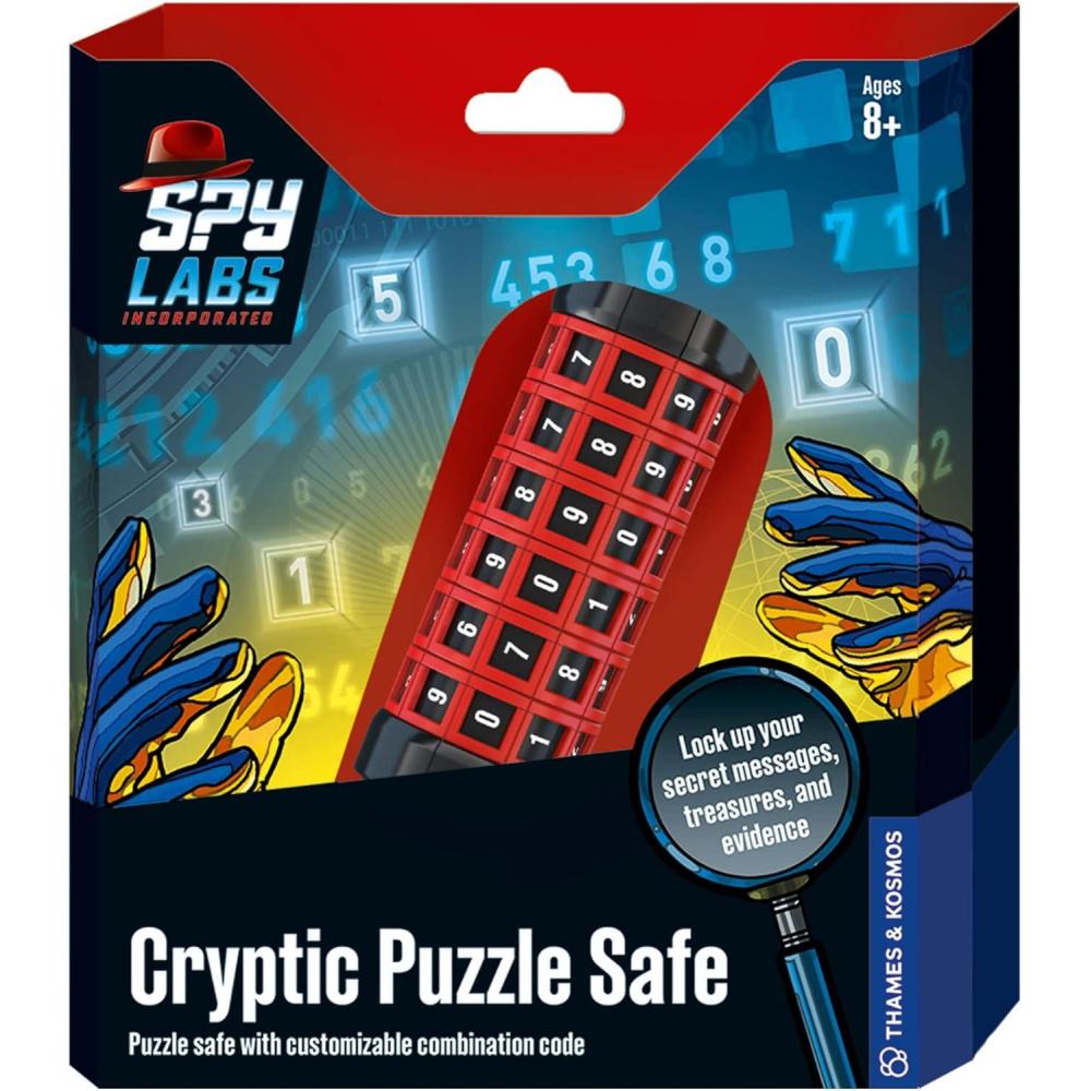 imageThames ampamp Kosmos Spy Labs Inc Cryptic Puzzle Safe Safeguard Secrets Evidence in Portable Vault  Essential Gadget from The Detective Gear Experts  for Young Investigators