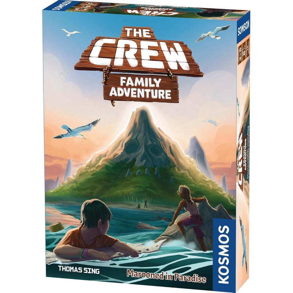 imageThames ampamp Kosmos The Crew Family Adventure  Marooned in Paradise The Crew  Family Adventure Cooperative Card Game  Family Game Night  Ages 8 ampamp UP  25 Players  15 Minute Playtime