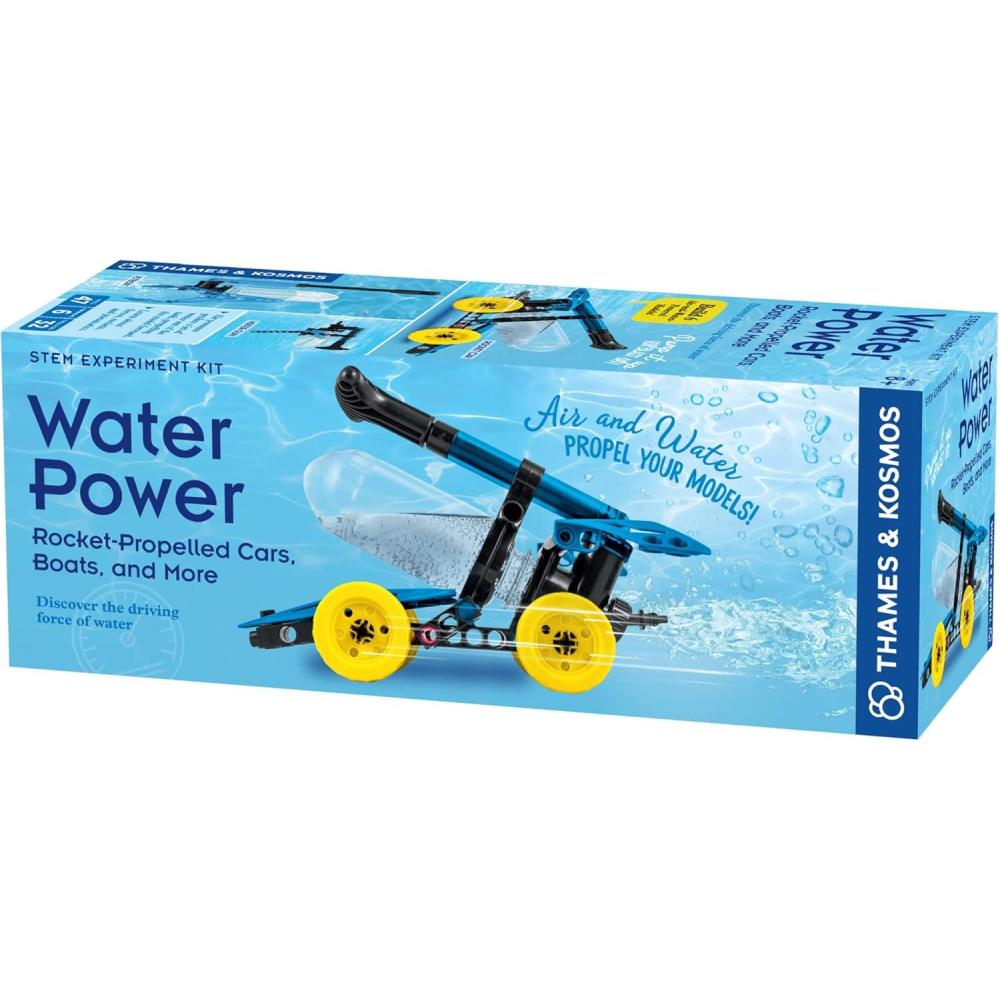 imageThames ampamp Kosmos Water Power STEM Experiment Kit  Build Your Own RocketPropelled Cars Boats and More  Explore Physics of Air ampamp Water Pneumatics  6 Models  FullColor Manual ampamp Experiment Guide