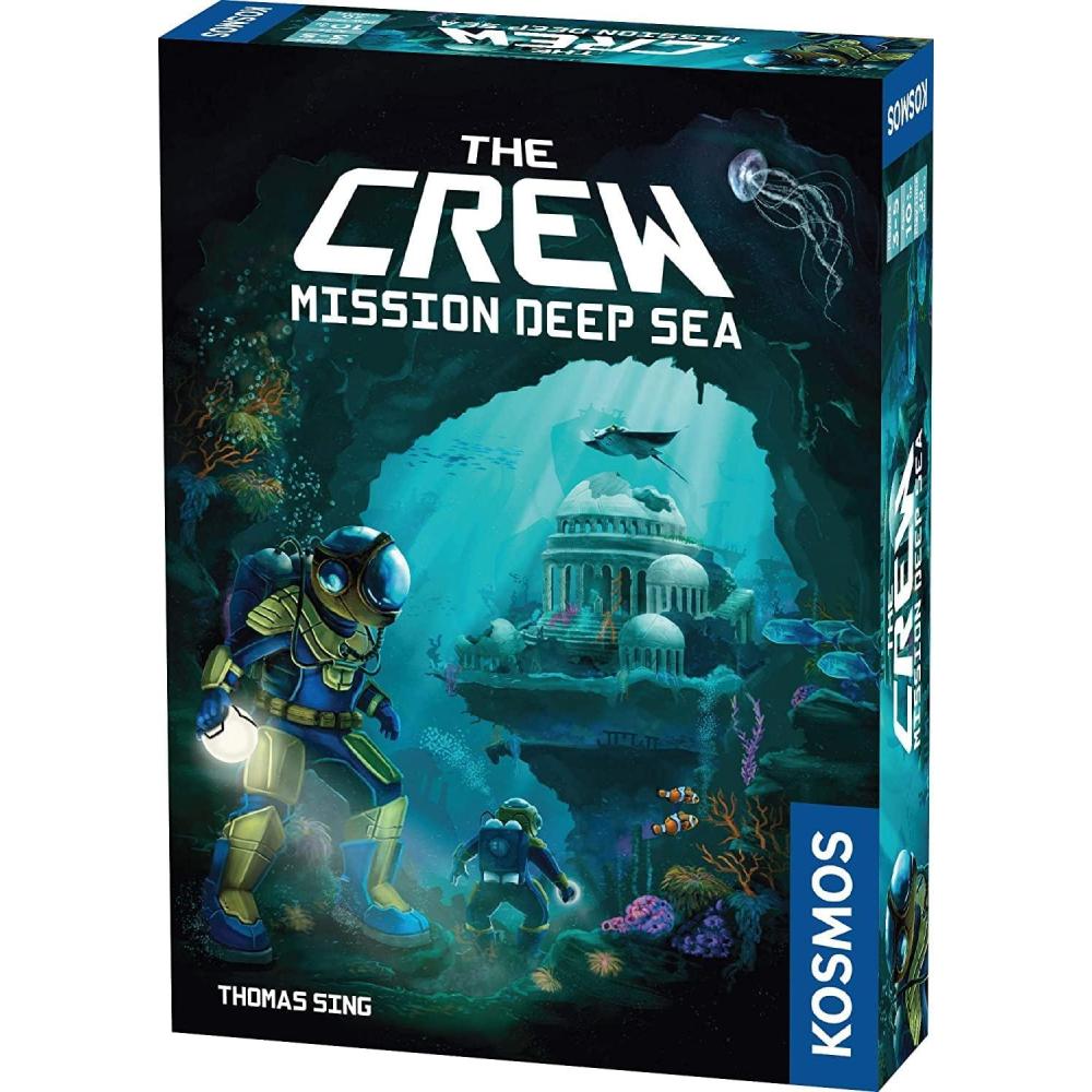 imageThe Crew  Mission Deep Sea  Card Game  Cooperative  2 to 5 Players  Ages 10  TrickTaking  32 Levels of Difficulty  Endless ReplayabilityThe Crew Mission Deep Blue Sea