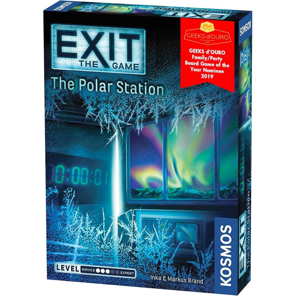 imageThe Polar Station  Exit The Game  A Kosmos Game  FamilyFriendly CardBased atHome Escape Room Experience for 1 to 4 Players Ages 12