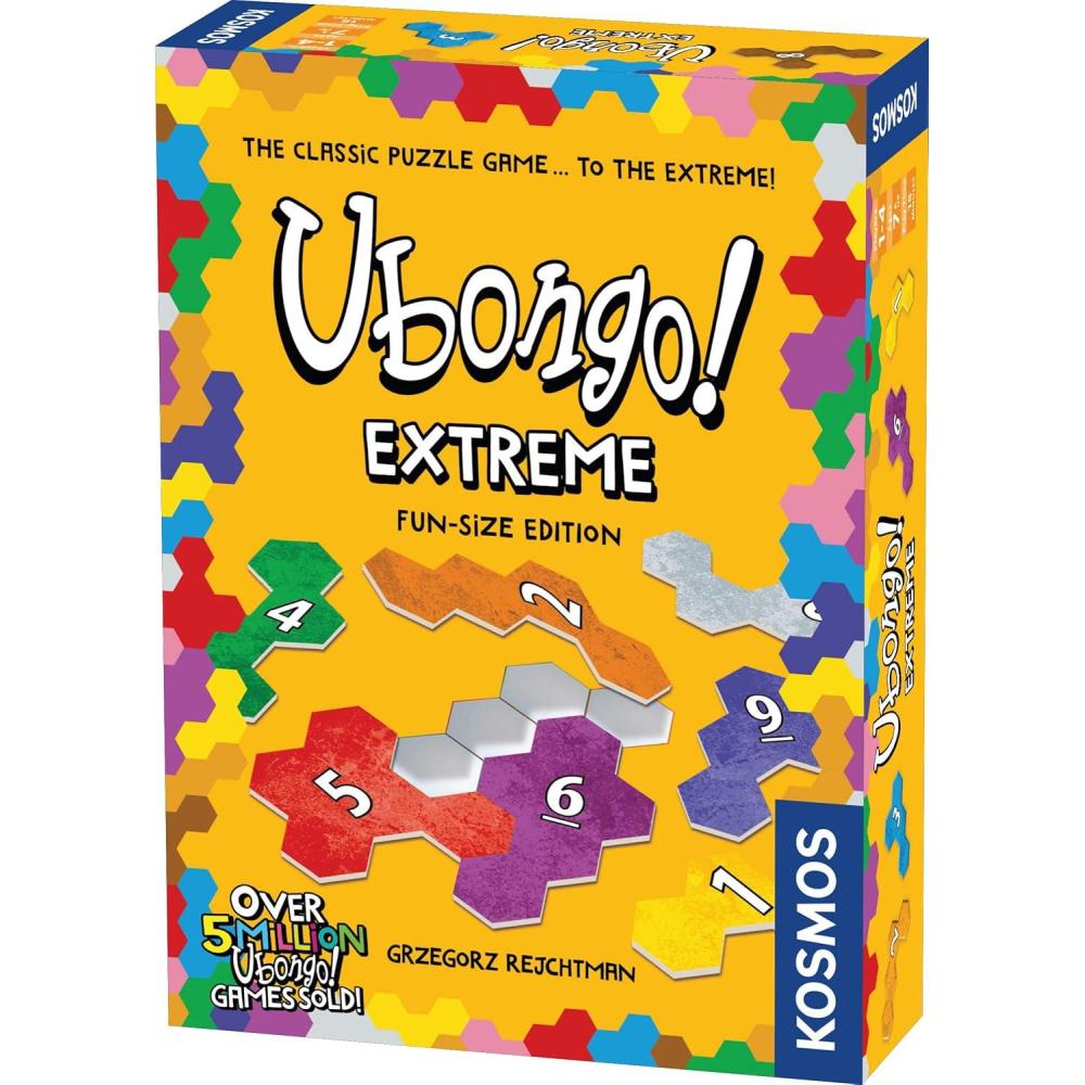 imageUbongo Extreme FunSize Edition  A Kosmos Game from Thames ampamp Kosmos  Geometric Puzzle Game for Kids ampamp Families  for Ages 7 Portable Format  Encourages Spacial Recognition