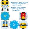 Thames & Kosmos Andy: The Code & Play Robot | Screen-Free Coding & Robotics Kit for Ages 4+ | Pre-Built Robot w/Intuitive Buttons for Preschoolers to Start Programming! | No Smart Device Required