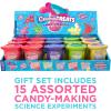 Thames & Kosmos ChemisTreats! Candy+Chemistry Mini Science Experiments Gift Set | 15 Individually-Wrapped Beakers with Assorted Candy-Making Science Experiments | Gummy Candies, Edible Slime & More