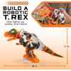 Thames & Kosmos Code+Control Dinosaur Robot REX Robotics & Engineering STEM Kit | Build & Program a Robotic T. Rex | Includes Sensor, Motor, Lights & Sounds | No App Required | Ages 8+