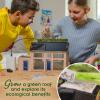 Thames & Kosmos Green Engineering STEM Kit | Build & Experiment with an Energy-Efficient Model Home, Explore Clean Energy, Sustainable Living, Includes Solar Panel, LEDs, Sensors, Ideal for Classrooms