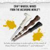 Thames & Kosmos Harry Potter Magic Wands Craft Kit from Make Replicas of Harry, Dumbledore & Voldemort’s Wands Using Wood, Clay & Paint, Ideal for Fans Ages 8+, Great DIY Activity Gift for All Ages