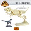 Thames & Kosmos Jurassic World Dominion Dinosaur Dig – Blue, T. Rex & Amber | STEM Excavation Kit from Dig Out Prehistoric Treasures with Custom Jurassic World Tools | Safe, Dust-Free Activity