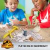 Thames & Kosmos Jurassic World Dominion Dinosaur Dig – Blue, T. Rex & Amber | STEM Excavation Kit from Dig Out Prehistoric Treasures with Custom Jurassic World Tools | Safe, Dust-Free Activity