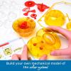 Thames & Kosmos Orbiting Solar System STEM Kit | Build a Rotating Solar System Model | Planets Revolve Using a Windup Motor | Explore Gear Ratios | Science Fairs | Difficulty Level: Intermediate Small