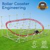 Thames & Kosmos Structural Engineering: Bridges & Skyscrapers | Science & Engineering Kit | Build 20 Models | Learn about Force, Load, Compression, Tension | Parents’ Choice Gold Award Winner, Blue(Roller Coaster Engineering)