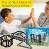Thames & Kosmos Structural Engineering: Bridges & Skyscrapers | Science & Engineering Kit | Build 20 Models | Learn about Force, Load, Compression, Tension | Parents’ Choice Gold Award Winner, Blue(Structural Engineering: Bridges & Skyscrapers)