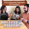Thames & Kosmos The Crew: Family Adventure – Marooned in Paradise: The Crew – Family Adventure Cooperative Card Game | Family Game Night | Ages 8 & UP | 2-5 Players | 15 Minute Playtime
