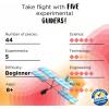 Thames & Kosmos Ultralight Airplanes STEM Experiment Kit | Build 5 Gliders | Learn How Airplanes Work | for Ages 8+ | Design Your Own Glider | Learn Physics and Aerodynamics