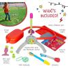 Thames & Kosmos Wow in The World Ultimate HIGH-Flying AIR Rocket Launch Up to 100ft, Fun Sound Effects, Kids Outdoor Toy, Companion Audio Content, Bonus Reusable Science Tool, STEM Toy Kids 4