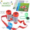 Wow in The World Kids’ Binoculars & Nature Explorer KIT | Look Far, Nature Scavenger Hunt, Specimen Box, Companion Audio Content, Bonus Reusable Science Tool, STEM Toy for Kids 4+ by Thames & Kosmos