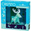Creatto Flashy Fish & Silly Swimmers Light-Up 3D Puzzle Kit | Includes Creatto Puzzle Pieces to Make Illuminated Craft Creations, Sting Ray, Turtle, Crab, Fish | DIY Activity & LED Lights(Magical Moose)